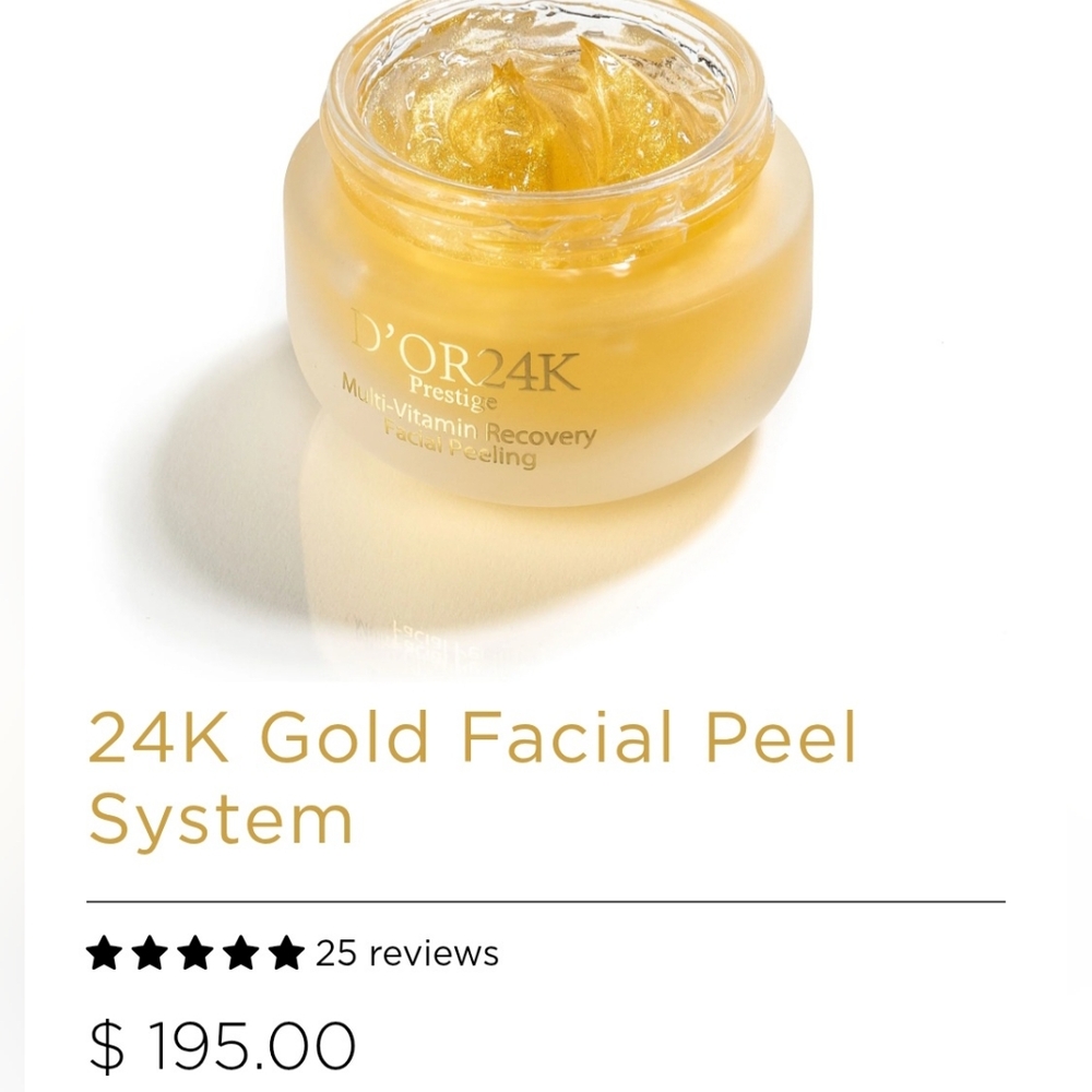 D’OR24K prestige endless beauty facial peel system